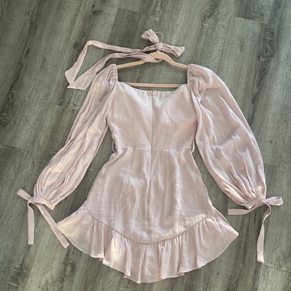 Hello Molly A Letter to Me Mini Dress Blush US 2 | Size XS - Picture 3 of 10